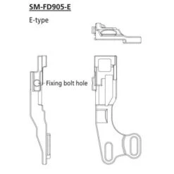 Shimano SM-FD905 Front Derailleur Adaptor For FD-M9050 / FD-M9070 / FD-M8070 -Le Coureur De Tete Magasin 125148 04 d 211714