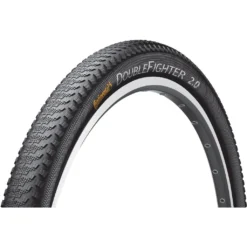 Continental Double Fighter III Sport MTB Wire Bead Tire 16x1.75 Inches - Black Reflex