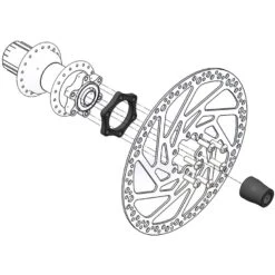 Wolf-tooth Wolf Tooth Boostinator DR Conversion Kit To Boost Standard 148mm For DT Swiss With DT Star Ratchet Freewheel, Rear - Black