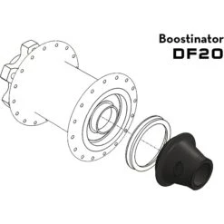 Wolf-tooth Wolf Tooth Boostinator DF20 Conversion Kit To Boost Standard 110mm For DT Swiss 240 OS, Front Wheel - Black
