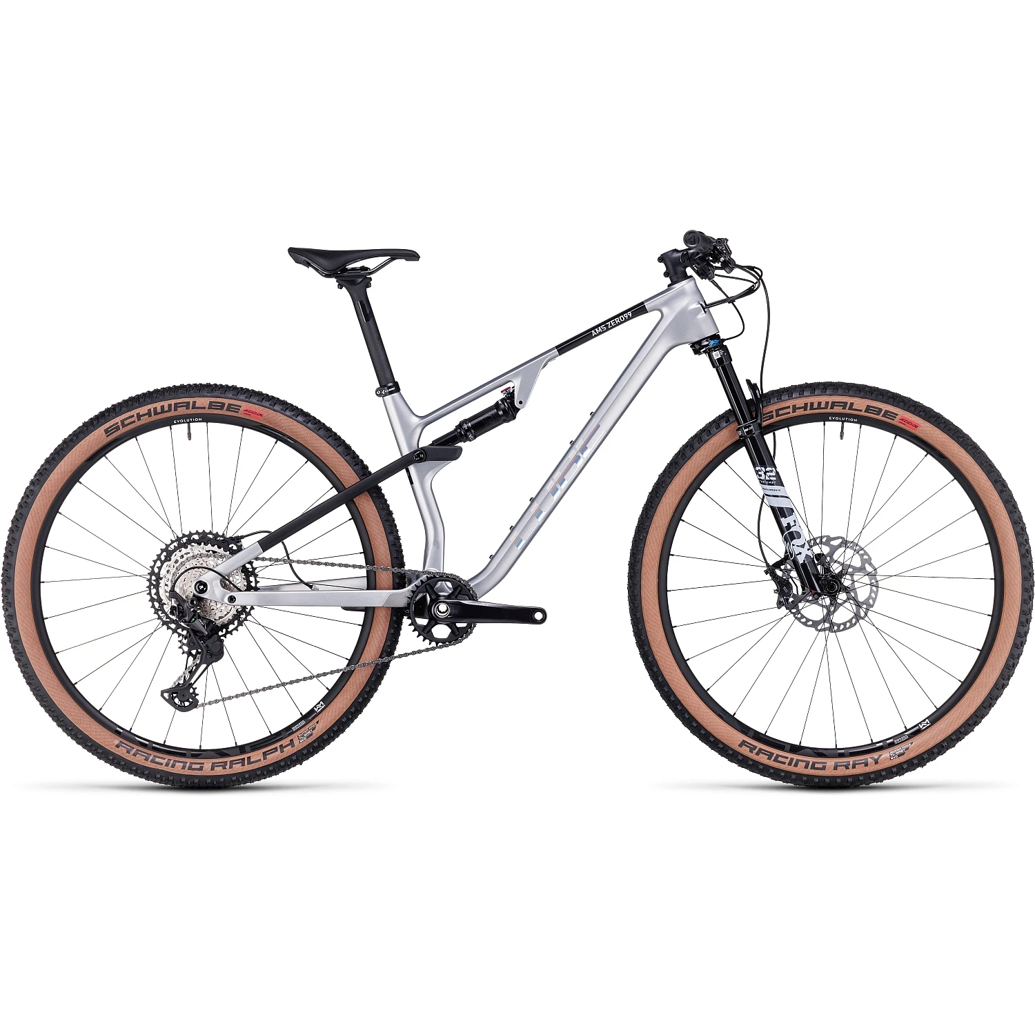 CUBE VTT Carbone 29" - AMS ZERO99 C:68X Race - 2023 - Silver / Black 1 CUBE VTT Carbone 29" - AMS ZERO99 C:68X Race - 2023 - Silver / Black
