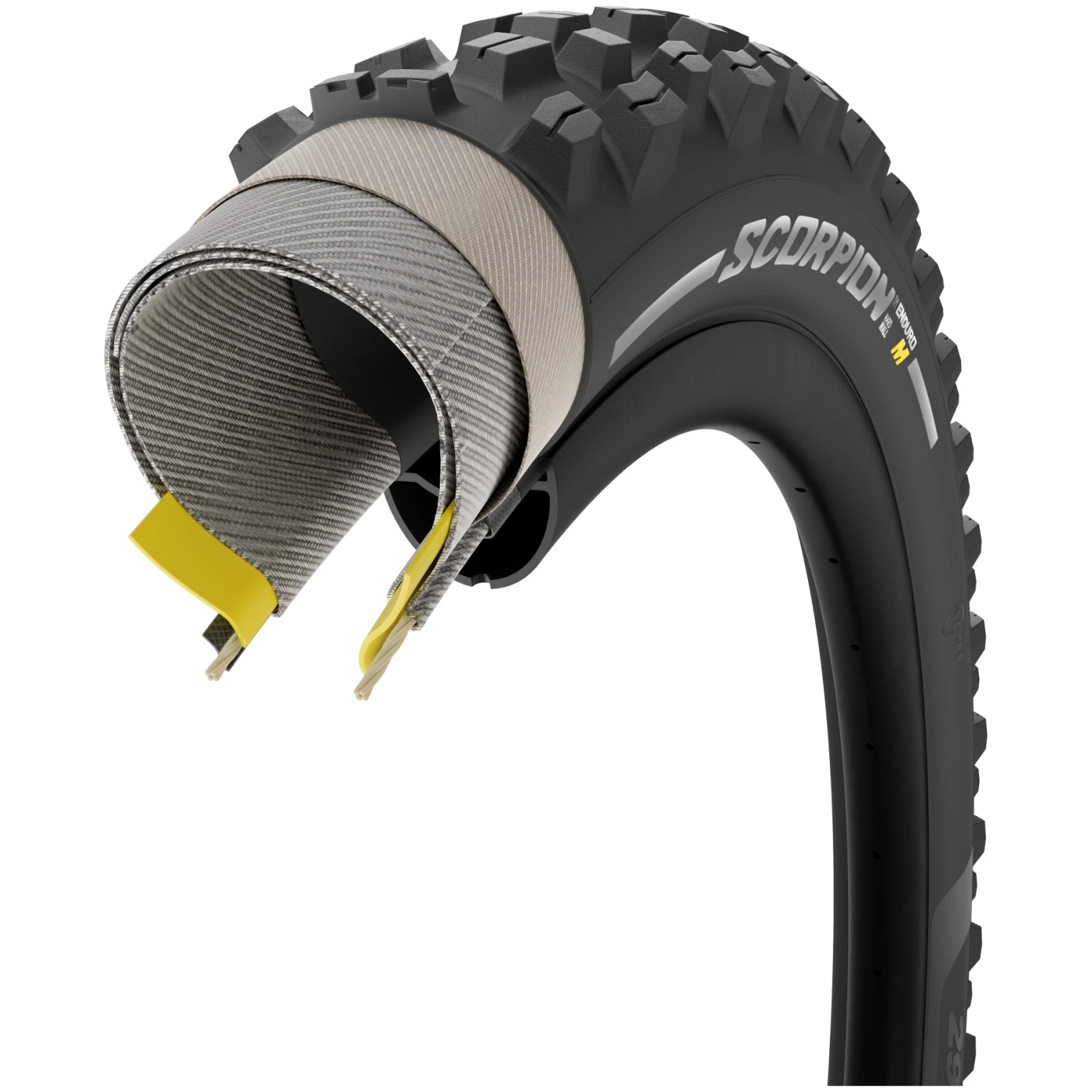 Pirelli Pneu Pliable - Scorpion Enduro M - HardWALL - 29x2.60" | Noir 3 Pirelli Pneu Pliable - Scorpion Enduro M - HardWALL - 29x2.60" | Noir – Image 3