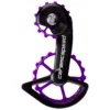 CeramicSpeed Système De Galets De Dérailleur - OSPW - Pour Shimano R9100/R8000 (11s) | 13/19 Dents | Roulements Revêtus | Cerakote Limited Edition - Lilas