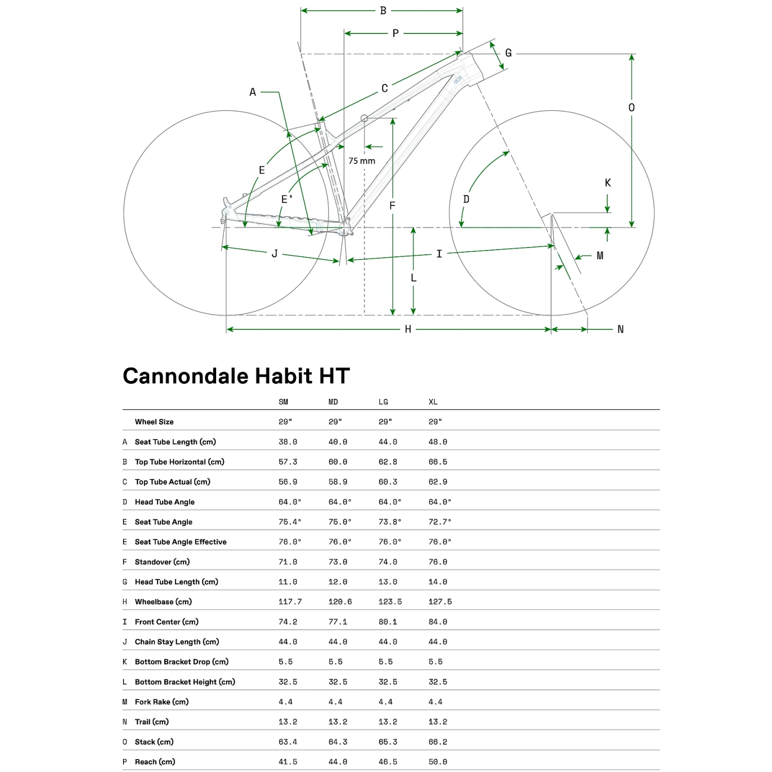 Cannondale VTT 29" - HABIT HT 3 - 2023 - Jade 2 Cannondale VTT 29" - HABIT HT 3 - 2023 - Jade – Image 2