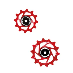 Hope Galets De Dérailleur - 12 Vitesses - 14/12 Dents (Paire) -Le Coureur De Tete Magasin jockey wheels 12 14t red 1471052