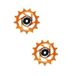 Hope Galets De Dérailleur - 12 Vitesses - 13 Dents (Paire) -Le Coureur De Tete Magasin jockey wheels 13t orange 1471100