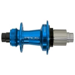 Hope Moyeu Arrière - Pro 5 - Centerlock - 12x142mm | Shimano Micro Spline - Bleu