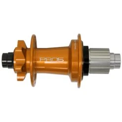 Hope Moyeu Arrière - Pro 5 - 6-Bolt - 12x148mm Boost | Shimano Micro Spline - Orange