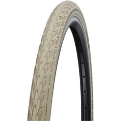 Schwalbe Pneu Tringle Rigide - Delta Cruiser Plus - Active | SBC | Puncture Guard - 26x1 3/8" | Creme Reflex