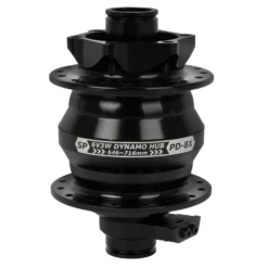 Shutter Precision PD-8X Dynamo Moyeu - 6 Trous - 15x100mm - Black