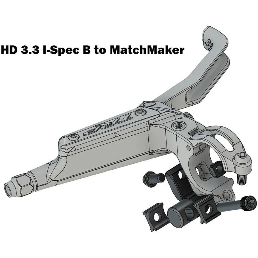 TRP HD 3.3 Adaptateur Levier Vitesse MTB - I-Spec B / MatchMaker - Gauche 2 TRP HD 3.3 Adaptateur Levier Vitesse MTB - I-Spec B / MatchMaker - Gauche – Image 2