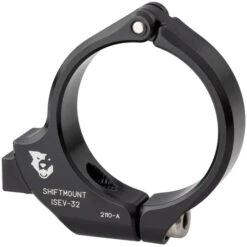 Wolf-tooth Wolf Tooth ShiftMount Anneau De Serrage Pour Le Montage D'un Shimano I-Spec EV Levier De Vitesse Sur Le Site Dropper Guidon - 31,8 Mm - Noir