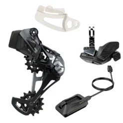 SRAM X01 Eagle AXS Upgrade Kit - Rocker Paddle - 12 Vitesses - Lunar Gris / Noir